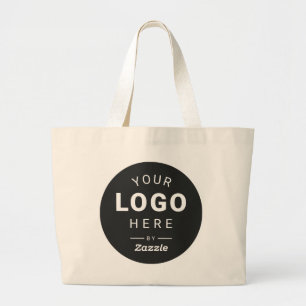 Bolsa Tote Grande Crie Seu Próprio Design de Logo
