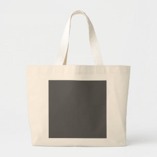 Bolsa Tote Grande Crie seu próprio design personalizado cinza escuro