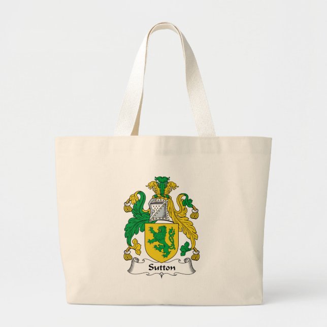 Bolsa Tote Grande Crista da família de Sutton (Frente)