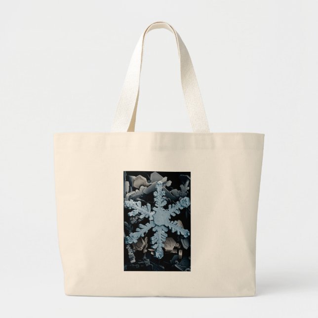 Bolsa Tote Grande Cristal 2 da neve (Frente)