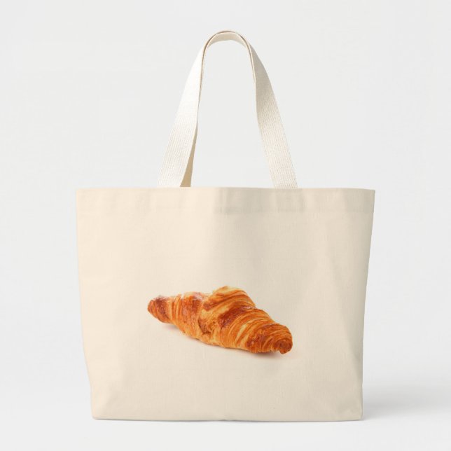 Bolsa Tote Grande Croissant francês (Frente)