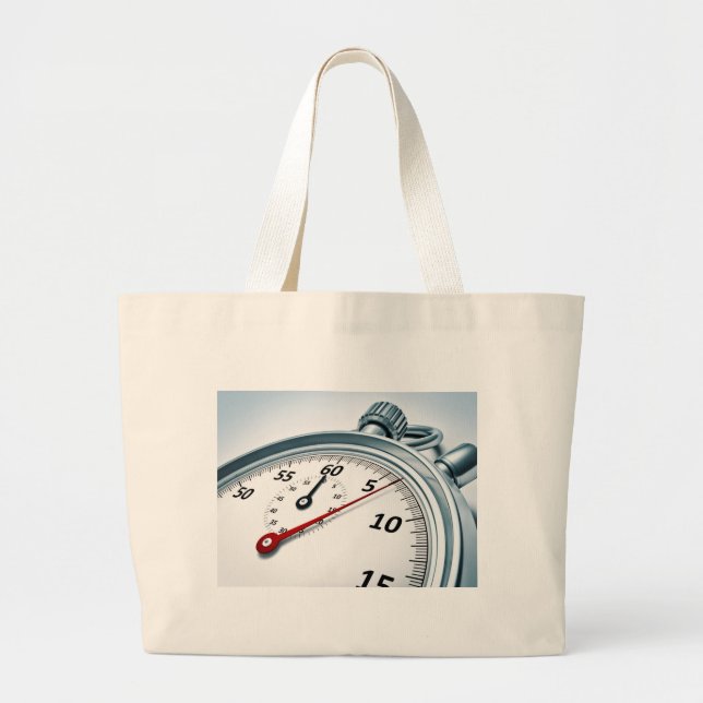 Bolsa Tote Grande cronômetro (Frente)