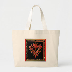 Bolsa Tote Grande Cruz do Coração Celta