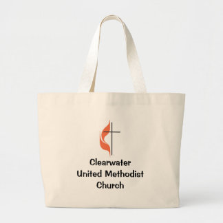 Bolsa Tote Grande Cruz e chama, ClearwaterUnited MethodistChurch