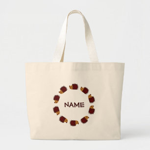 Bolsa Tote Grande Cruzamento do ouriço!