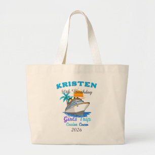 Bolsa Tote Grande Cruzeiro de Aniversário de 50 anos Personalizado p