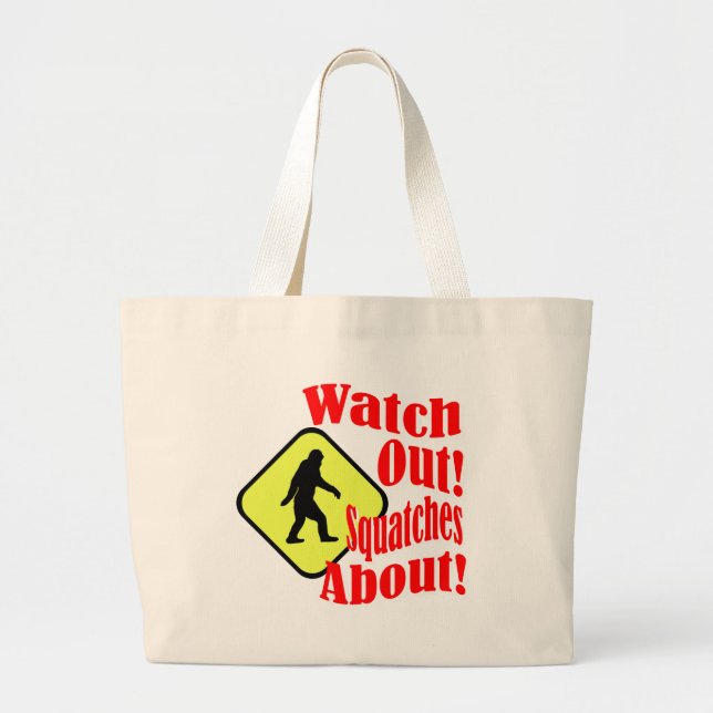 Bolsa Tote Grande Cuidado! Espalhaços! (Frente)