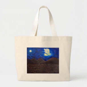 Bolsa Tote Grande Cuidados da Aldeia Guardiã Personalizada Tote Bag