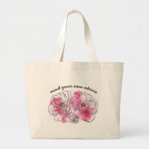 cuide do seu próprio útero (flores rosa)