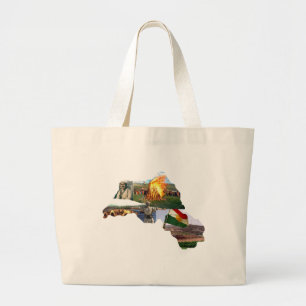 Bolsa Tote Grande cultura do kurdistan