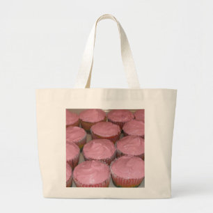 Bolsa Tote Grande Cupcake de morango