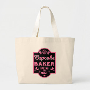 Bolsa Tote Grande Cupcake Master Baker