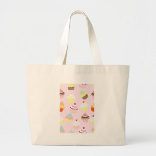 Bolsa Tote Grande Cupcakes