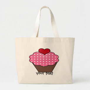 Bolsa Tote Grande Cupcakes bonitos