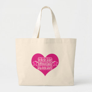 Bolsa Tote Grande Cupido Faz Você Estúpido Design Divertido