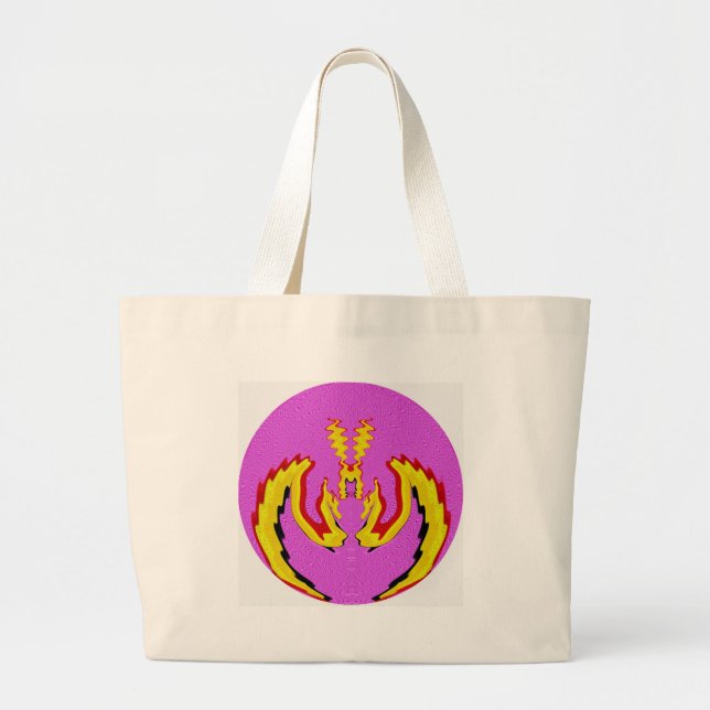 Bolsa Tote Grande Cura da distância de Reiki (Frente)
