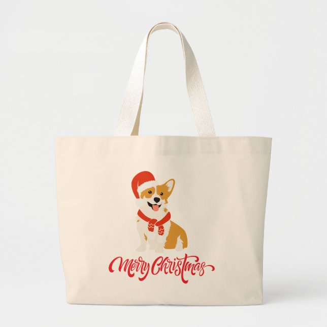 Bolsa Tote Grande Cute Christmas (Frente)