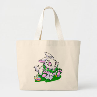 Bolsa Tote Grande Cybunny verde que compete através dos neggs
