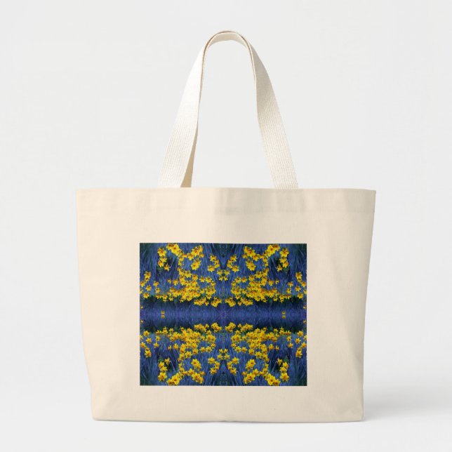Bolsa Tote Grande Daffodil Primavera Fantasy (Frente)
