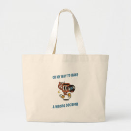Bolsa Tote Grande Daily Funny Tote Bag – Retro Aesthetic Canvas 