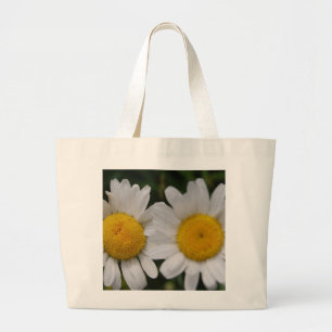 Bolsa Tote Grande Daisies não vai contar