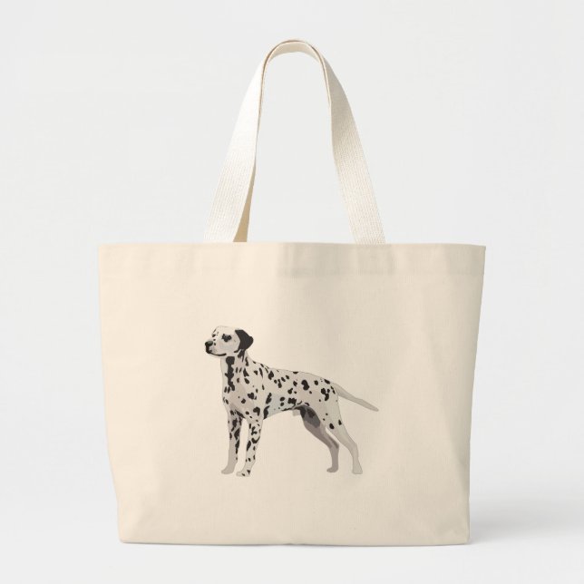 Bolsa Tote Grande Dalmatian orgulhoso (Frente)