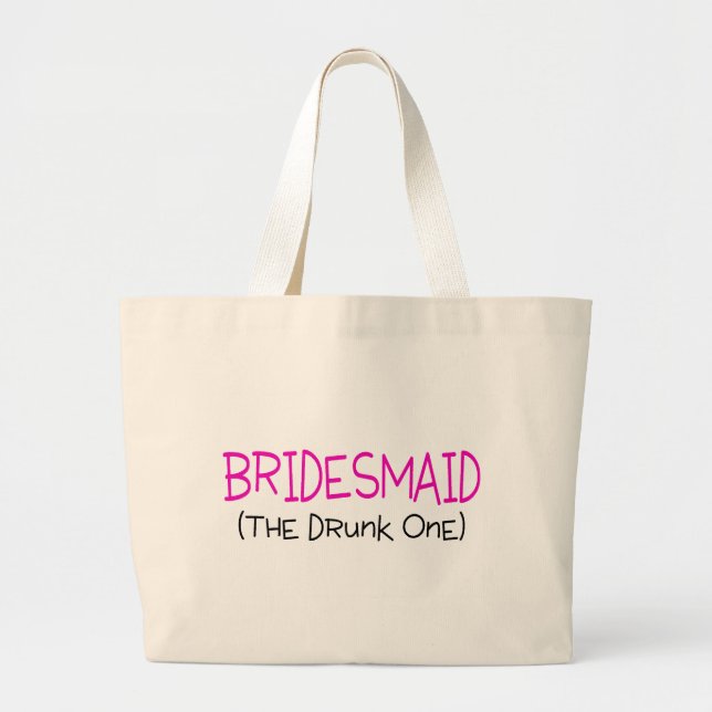 Bolsa Tote Grande Dama de honra bêbeda (Frente)