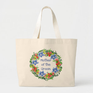 Bolsa Tote Grande Dama de honra Noiva Mãe Noivo Menina das flores