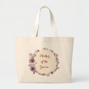 Bolsa Tote Grande Dama de honra Noiva Mãe Noivo Menina das flores