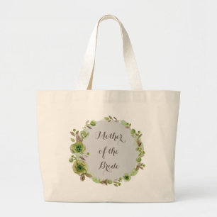 Bolsa Tote Grande Dama de Honra Noiva Mãe Noivo Menina das Flores
