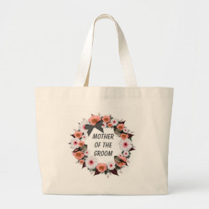 Bolsa Tote Grande Dama de honra Noiva Mãe Noivo Menina das flores