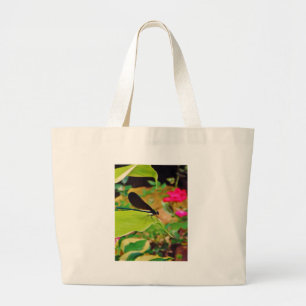 Bolsa Tote Grande Damselfly e Rosa