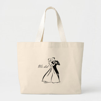 Bolsa Tote Grande Dança antiquado do casal do casamento