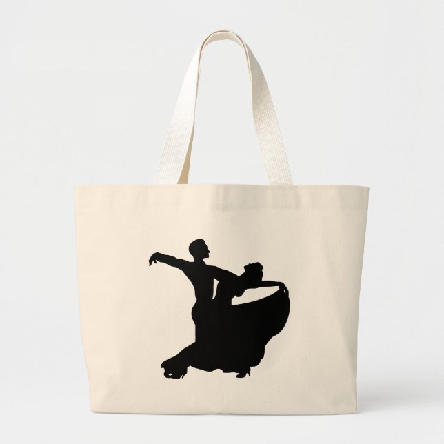 Bolsa Tote Grande Dança de salão de baile (Frente)