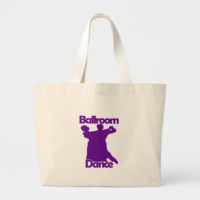 Bolsa Tote Grande Dança de salão de baile (Frente)