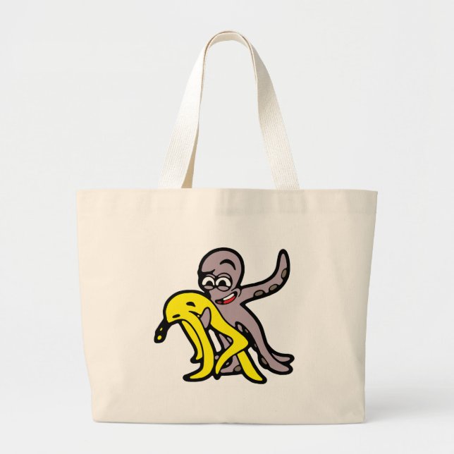 BOLSA TOTE GRANDE DANÇARINO DA SALSA DO POLVO (Frente)