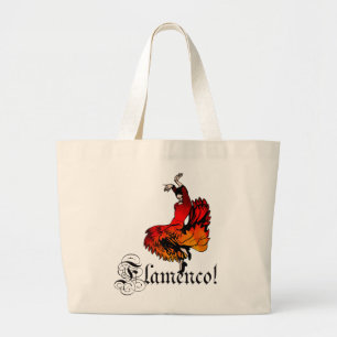 Bolsa Tote Grande Dançarino do Flamenco