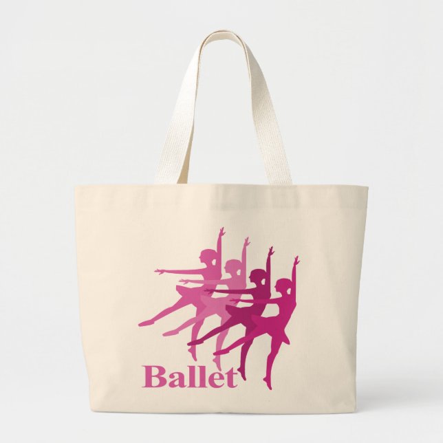 Bolsa Tote Grande Dançarinos de balé (Frente)