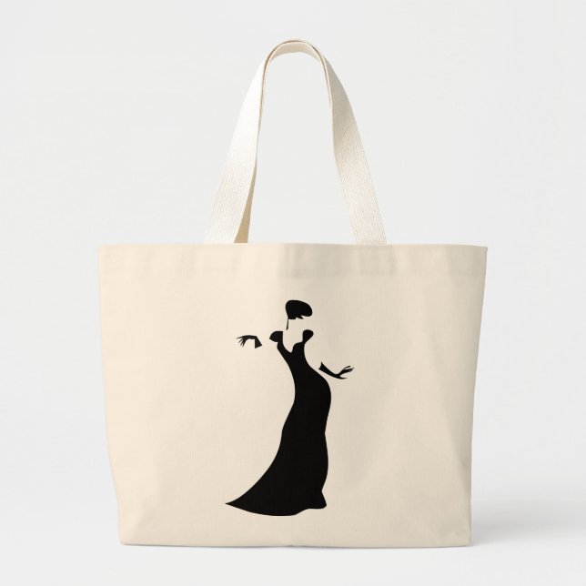 Bolsa Tote Grande Dancer Silhouette (Frente)