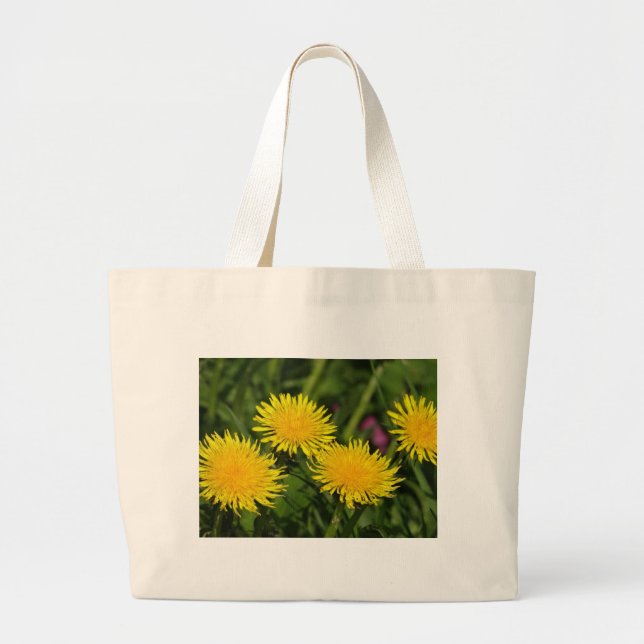 Bolsa Tote Grande Dandelions (Frente)