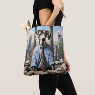 Bolsa Tote Grande Dane Businessman No Escritório