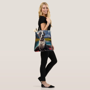 Bolsa Tote Grande Dane em um Pá: Uma Aventura Cênica