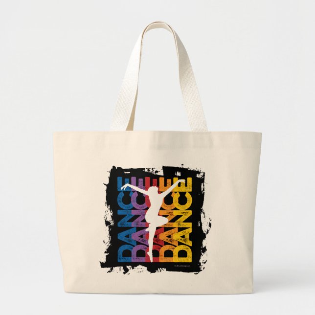 Bolsa Tote Grande Danse et Lettres (Dança) (Frente)