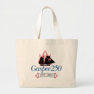 Bolsa Tote Grande DAR Gaspee250 - Logotipo itálico na barra de ferra