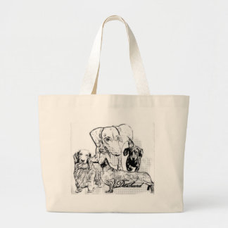 Bolsa Tote Grande Daschund