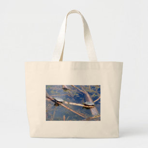 Bolsa Tote Grande de Tartarugas Pintadas (Chrysemy