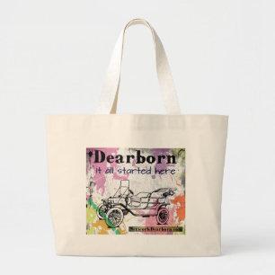 Bolsa Tote Grande Dearborn - ele todo o começado aqui - sacola