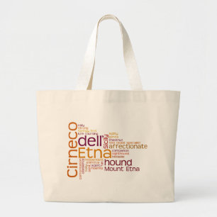 Bolsa Tote Grande Dell Etna de Cirneco