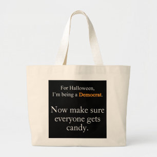 Bolsa Tote Grande Democrata Costume Tote Bag