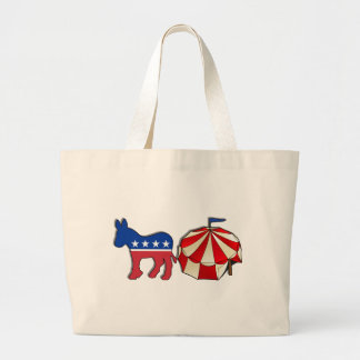 Bolsa Tote Grande Democrata Donkey Circus